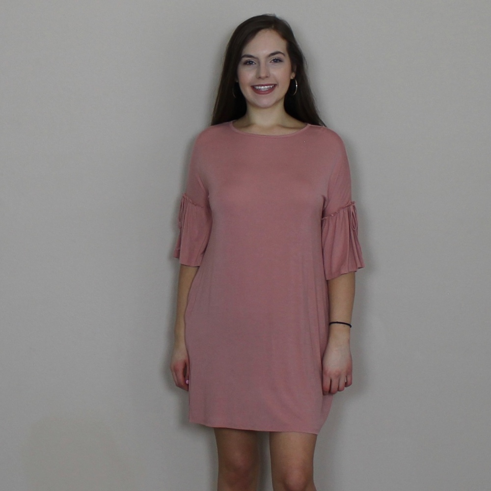 Bow T Shirt Dress